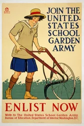 Sluit je aan bij het United States School Garden Army - Meld je nu aan, 1918